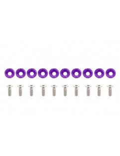 Decorative screws M6x1.0 15mm JDM Purple