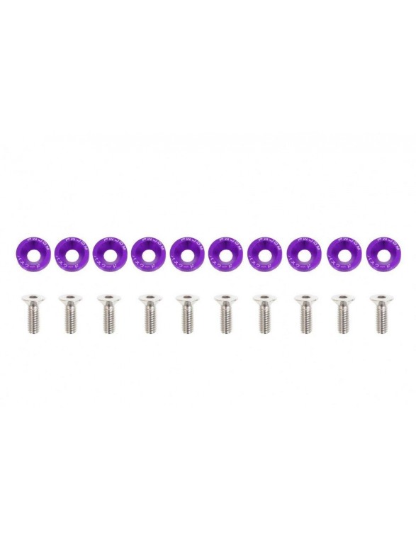 Decorative screws M6x1.0 15mm JDM Purple