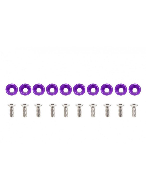 Śrubki ozdobne M6x1.0 15mm JDM Purple