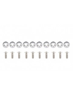 Decorative screws M6x1.0 15mm JDM Silver