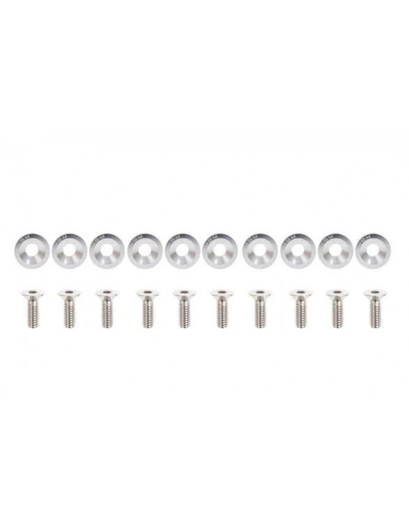 Decorative screws M6x1.0 15mm JDM Silver