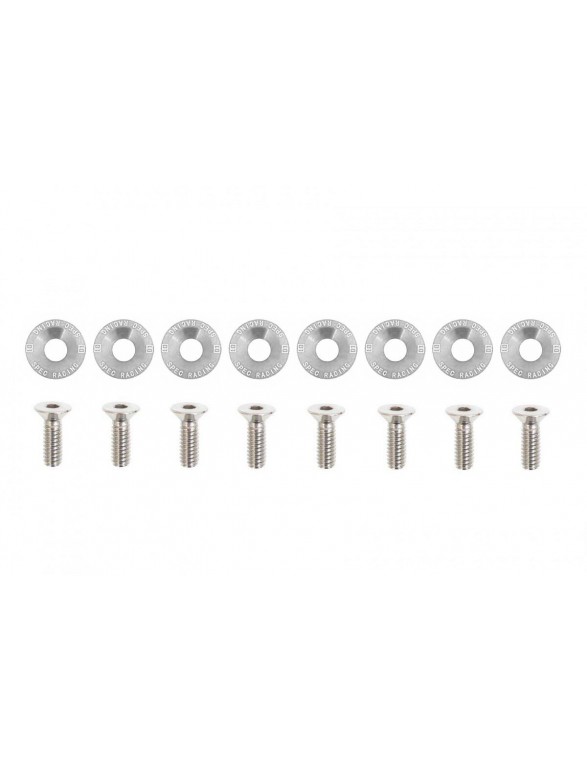 Decorative screws M6x1.0 15mm D1 Silver