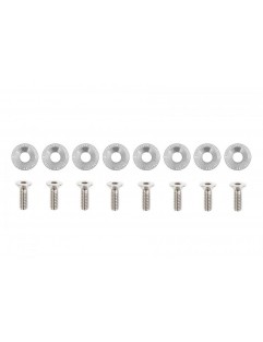 Decorative screws M6x1.0 15mm D1 Silver