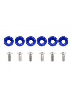 Decorative screws M8x1.25 15mm JDM Blue