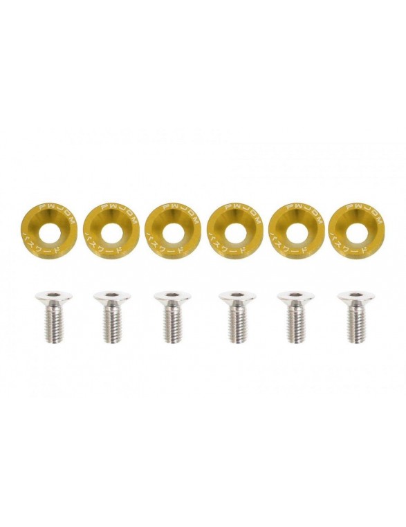 Decorative screws M8x1.25 15mm JDM Gold