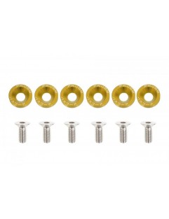 Decorative screws M8x1.25 15mm JDM Gold