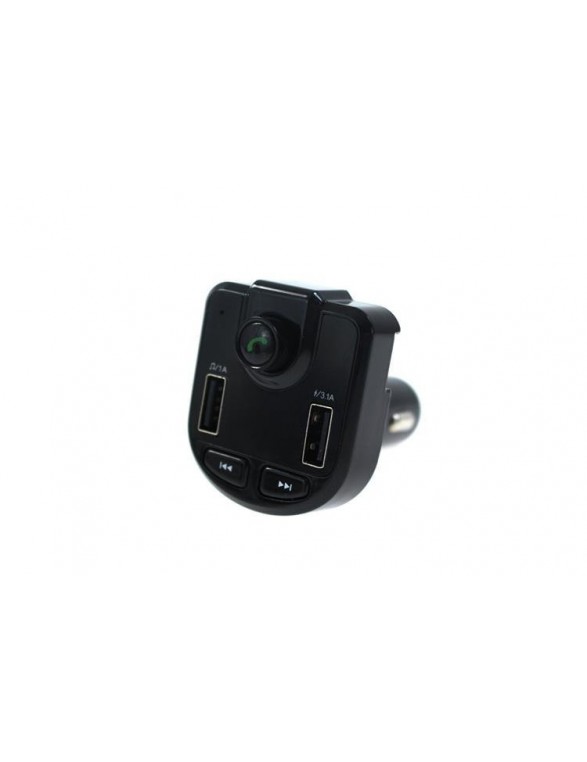 FM Bluetooth Transmitter 12-24V 2xUSB 3.1A Voltmeter