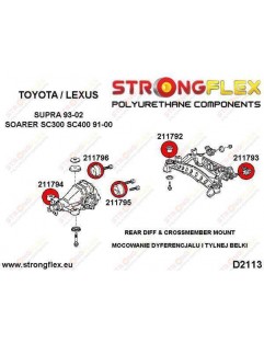 Rear subframe - front bushing SPORT