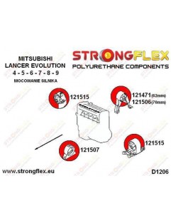 Framdiff monteringsbussning 70mm