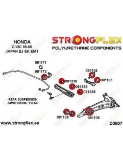 Front rear suspension rod SPORT bush