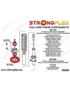 Front and rear shock absorber spacer bush