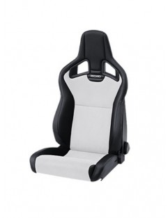 RECARO Cross Sportster CS SAB stol med oppvarming Kunstskinn svart / Dinamica sølv
