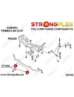 Front stabilizer bush 25mm