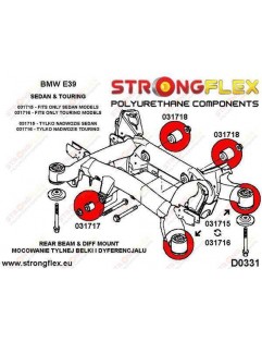 Rear bogie bushing