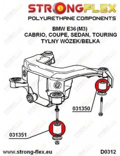 Rear subframe rear bushing