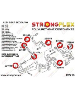 Rear upper inner arm bushing SPORT