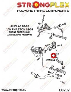 Front-rear wishbone bush