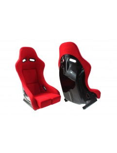 GTR Velur Red sports seat