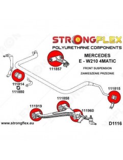 Front Lower Wishbone - Front / Rear Bush