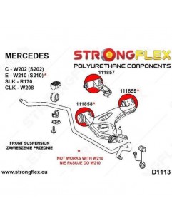 Front Lower Wishbone - Front / Rear Bush SPORT