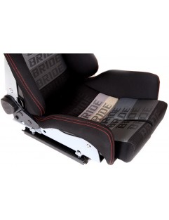 Sports chair LOW MAX K608 Velor Bride Black Gray