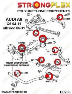 Front Nedre bageste Wishbone Bush SPORT