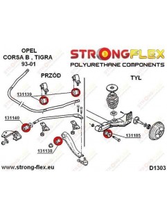 Front wishbone bush SPORT