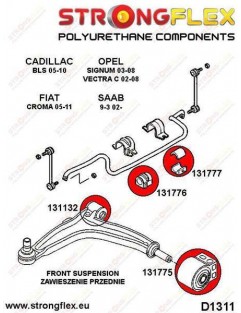 Front wishbone front bush