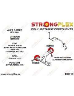 Front wishbone front bush