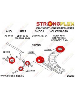 Front wishbone front bush 30mm