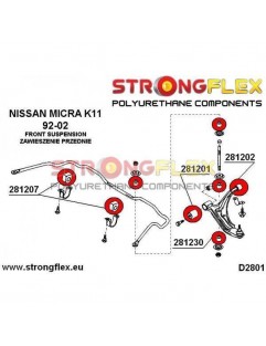 Front wishbone front bush SPORT