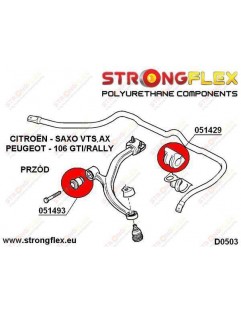 Front wishbone front bush SPORT