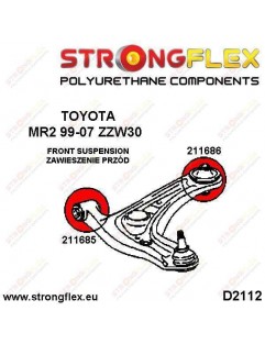 Front wishbone rear bush SPORT