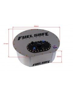 FuelSafe 45L FIA Fuel Tank with spare wheel