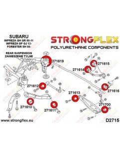 Rear trailing arm - rear longitudinal bushing