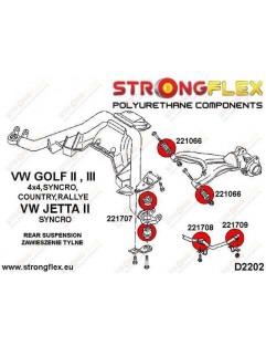 Bagklappebøsning 4x4 SPORT