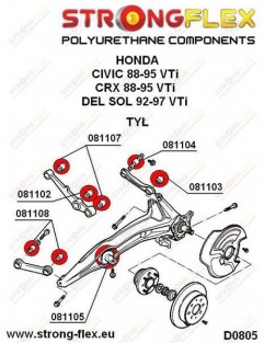 Rear lower center arm bushing SPORT