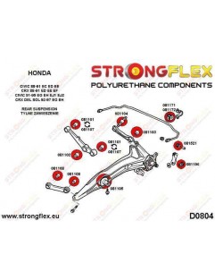 Rear lower wishbone outer and inner bushing 31mm SPORT