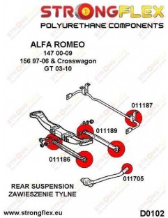 Rear front wishbone bush