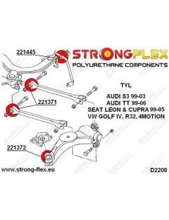 Rear wishbone inner bushing