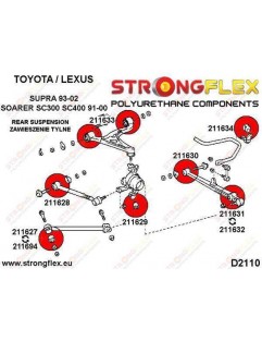 Rear trailing arm - front bushing 46mm