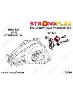 Rear differential hanger bushing