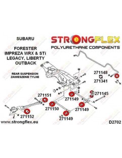 Front and rear stabilizer link bush