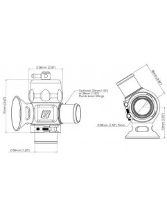 Blow Off Turbosmart Dual Port 32mm UNI