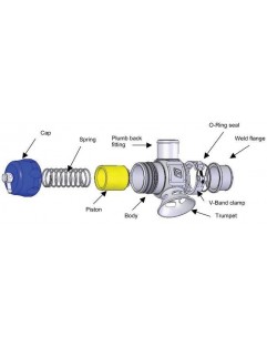 Turbosmart blæser dual port 32mm uni