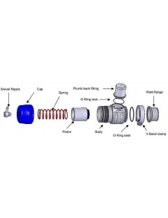 Turbosmart blæser plumb tilbage 32mm uni