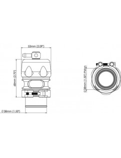 Turbosmart blæser af vee port pro 38mm