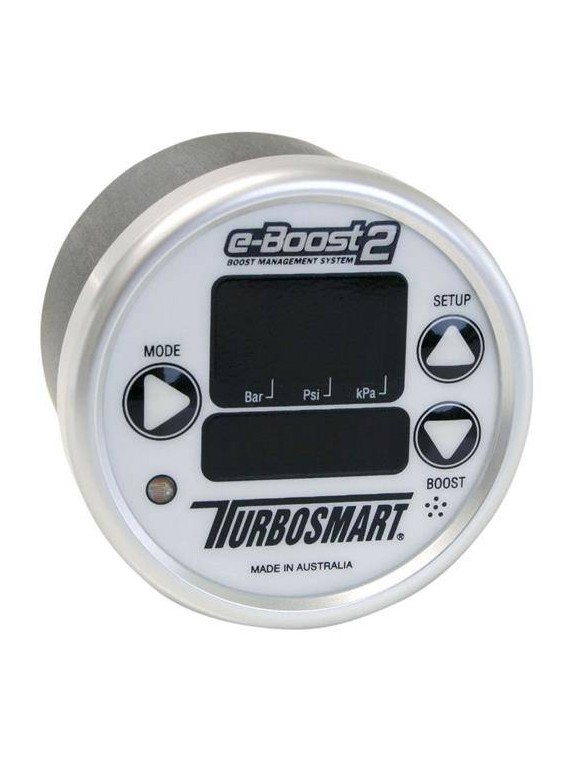 Electronic Boost Controller Turbosmart EBOOST2 60mm Biało-Srebrny