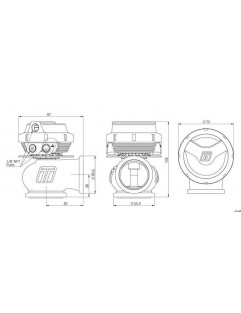 Turbosmart Wasmegate Kompele 40 mm Gen v 0,5 bar