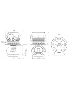 Turbosmart Wasmegate Kompele 40 mm Motorsport Gen V 1 bar